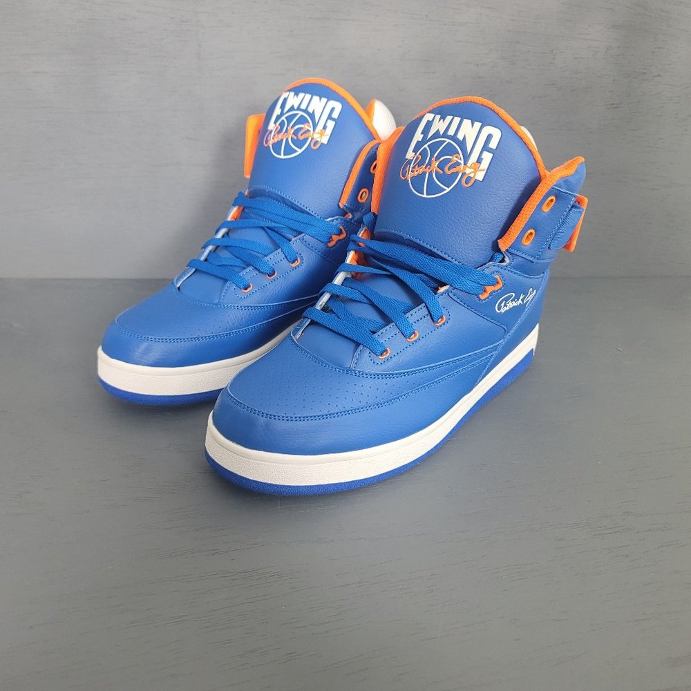 PATRICK EWING  33 HI x ORION HYBRID Blue/Orange/White  1BM00640 423